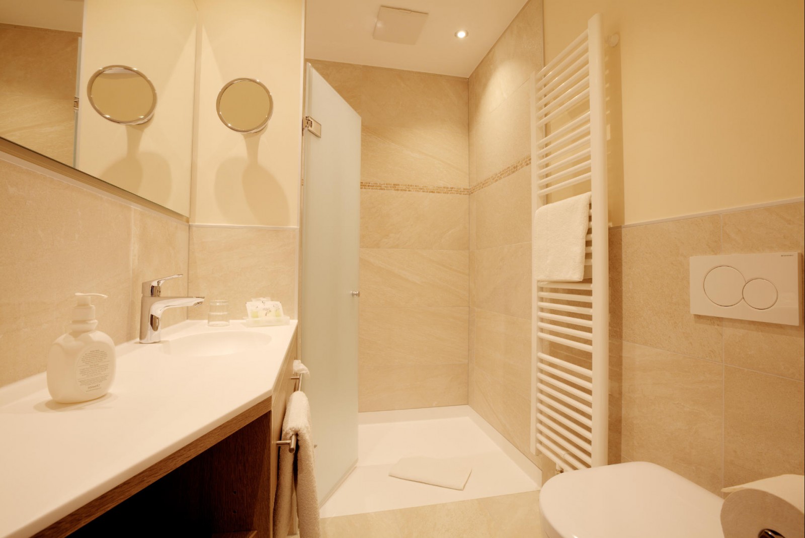 Badezimmer Einzelzimmer Komfort Hotel Gams Beilngries