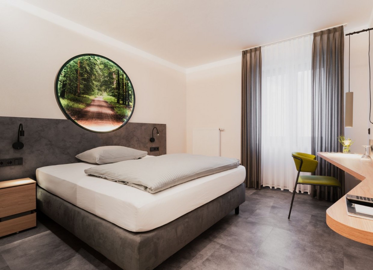 Helles Einzelzimmer im Kreativhaus