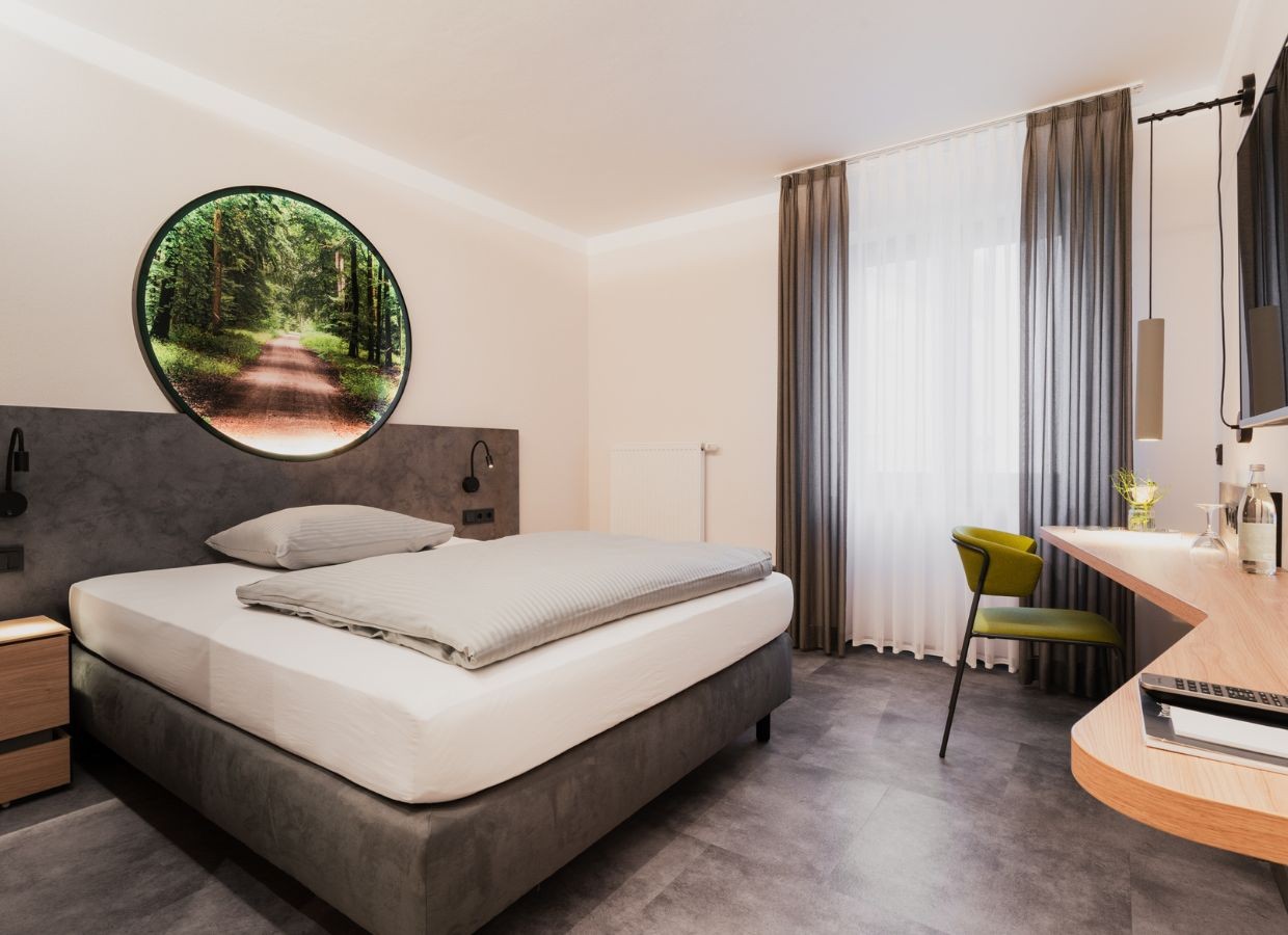 Doppelzimmer mit Klima im Kreativhaus