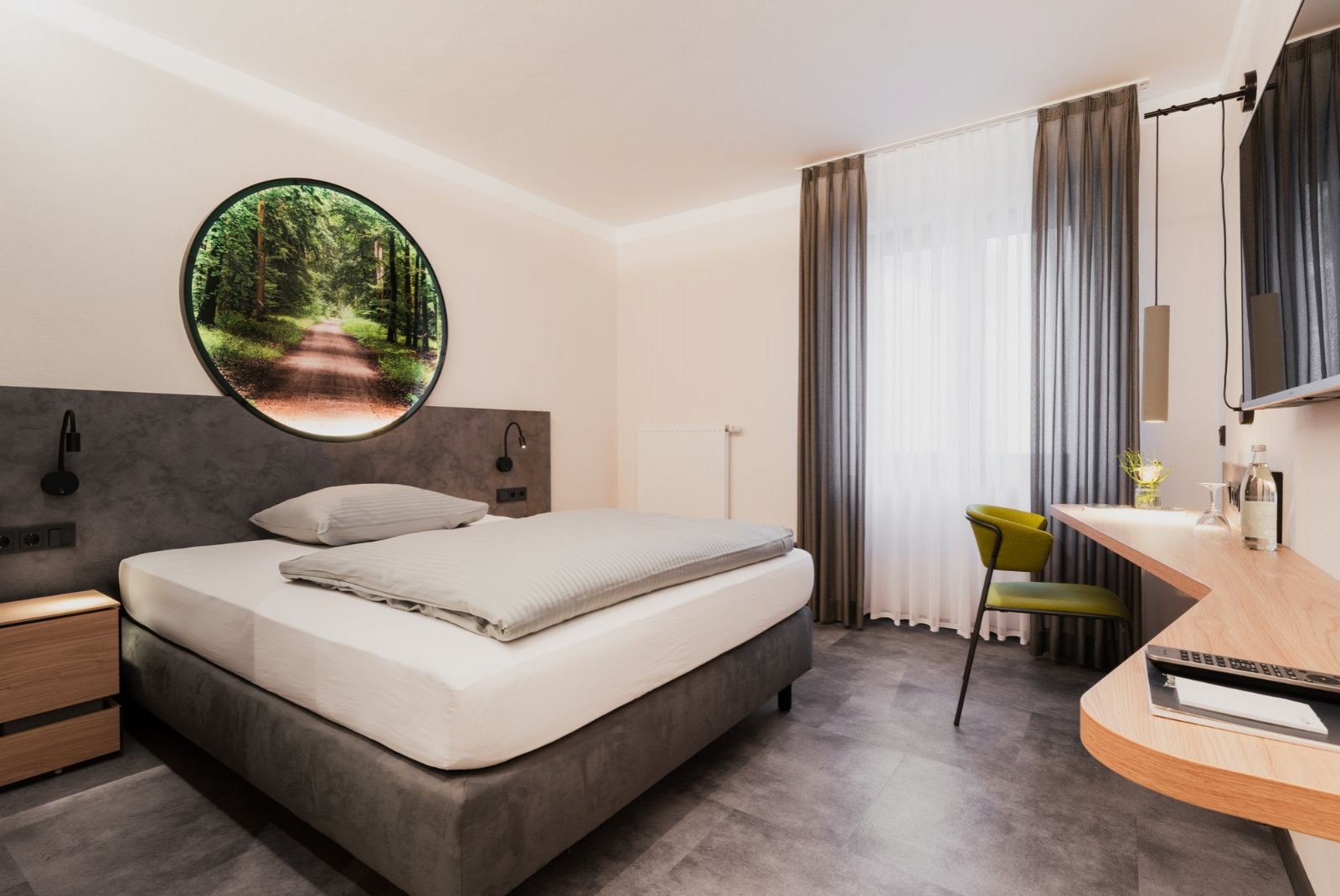 Helles Einzelzimmer im Kreativhaus