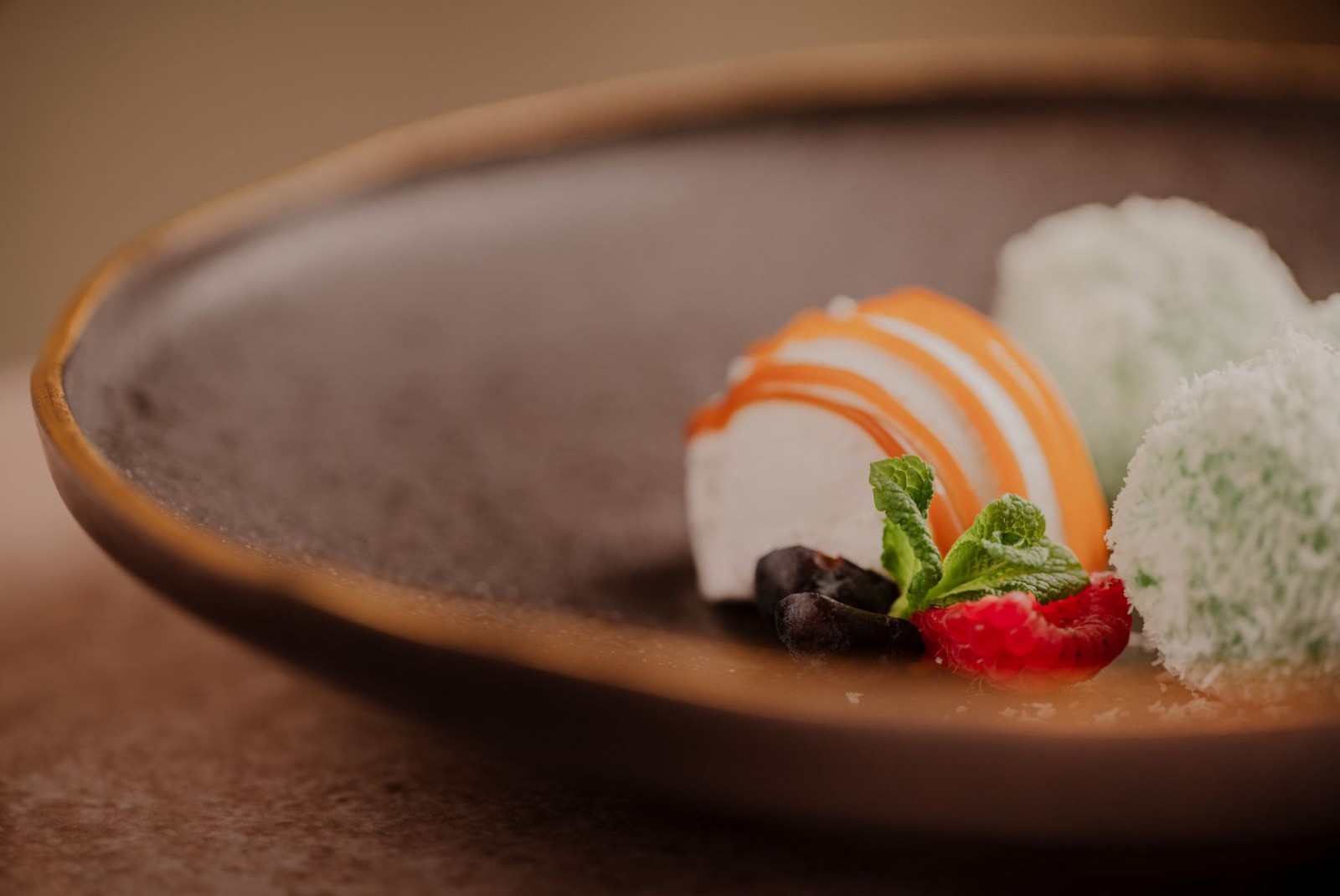 Nahaufnahme Dessert