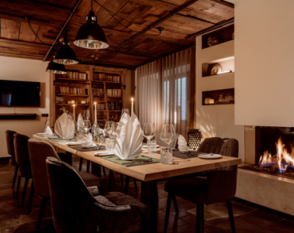 Gedeckter Tisch im KräuterSchmied