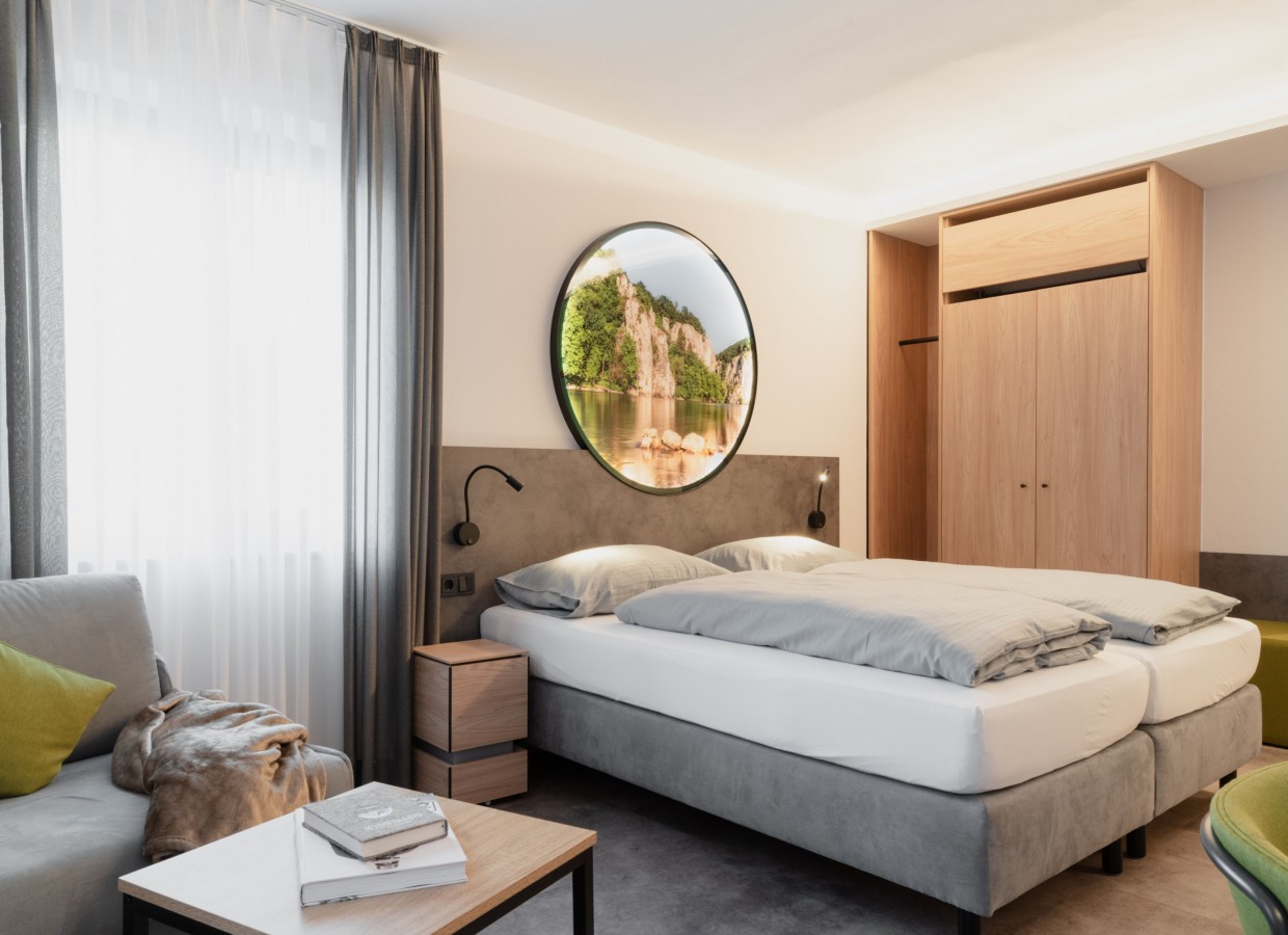 Doppelzimmer mit Klima im Kreativhaus